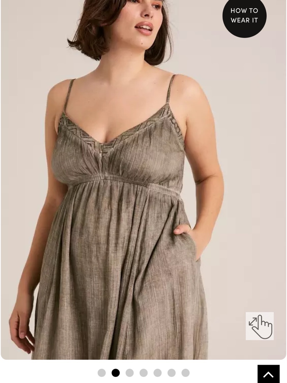 Torrid FESTI Boho Tiered Maxi Dress size O/ 12/L - Picture 2 of 10